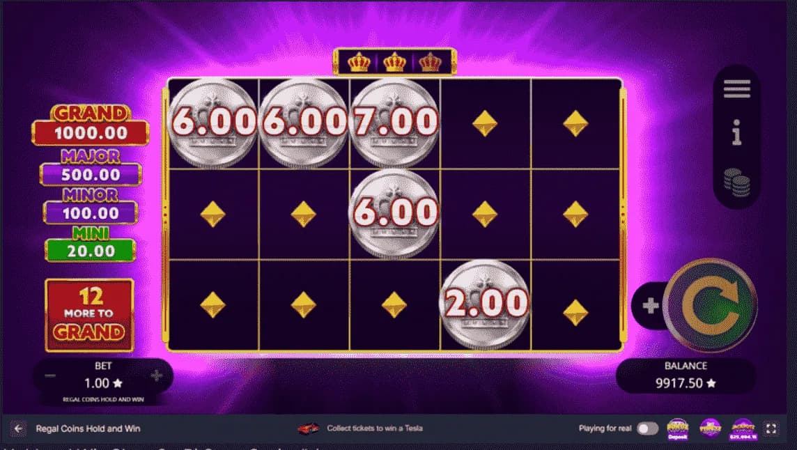 Regal Coins Hold and Win screenshot 2