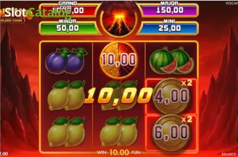 Volcano Golden Coins screenshot 3
