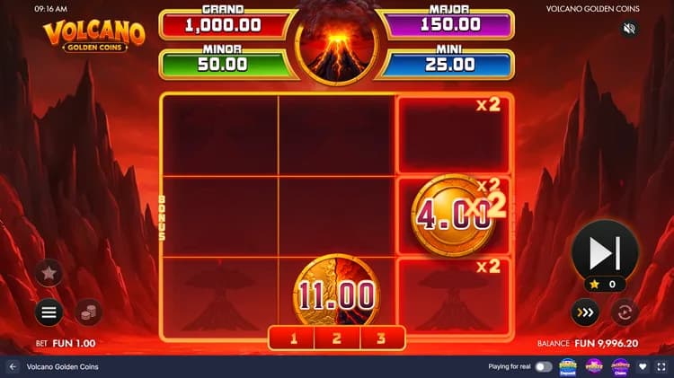 Volcano Golden Coins screenshot 4