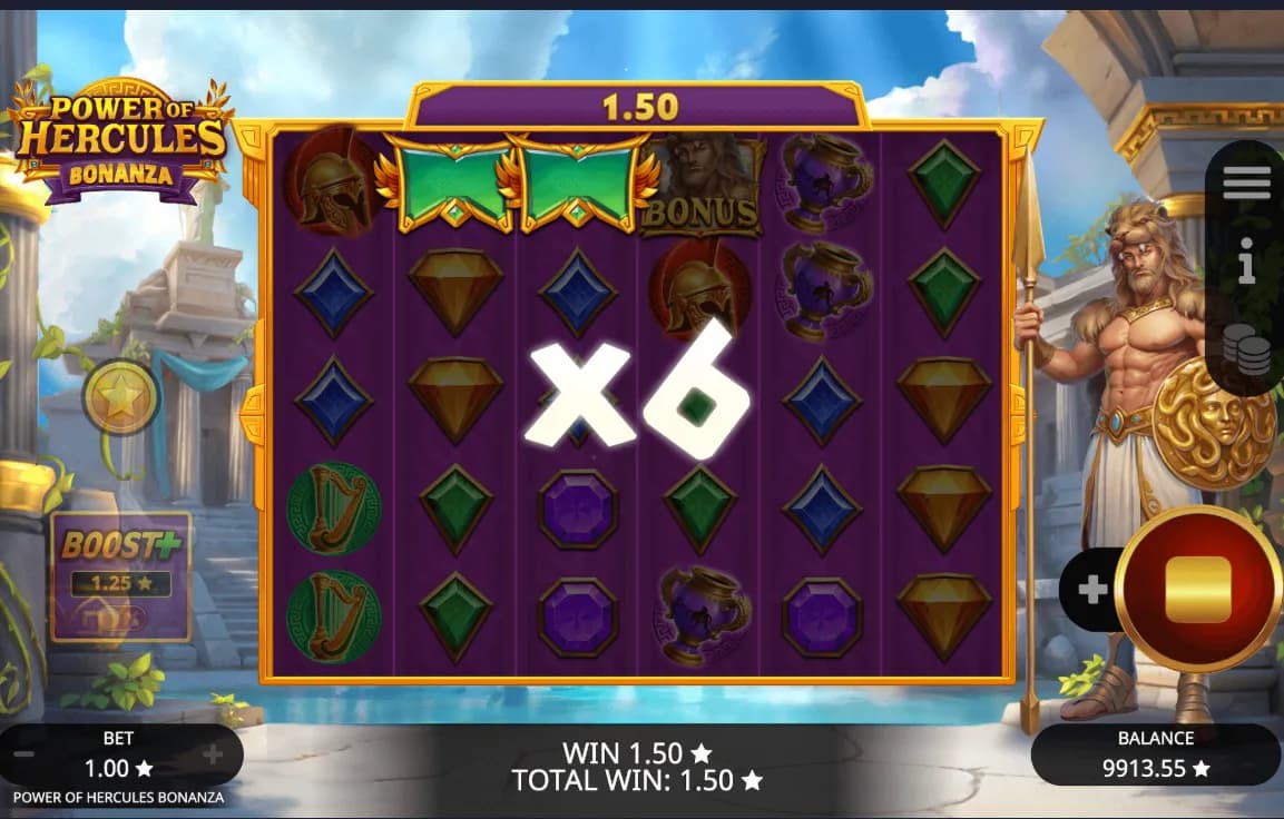 Power of Hercules Bonanza screenshot 1
